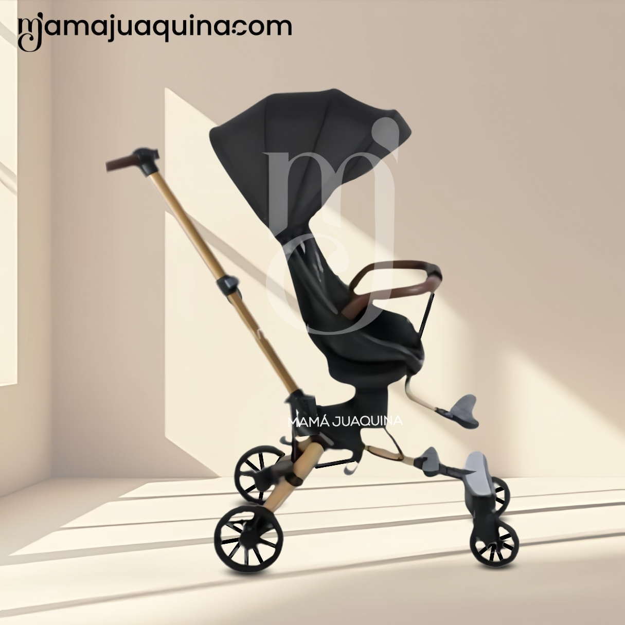 COCHE PLEGABLE «EASY RIDE II» EDICIÓN LIMITADA  NEGRO - 5