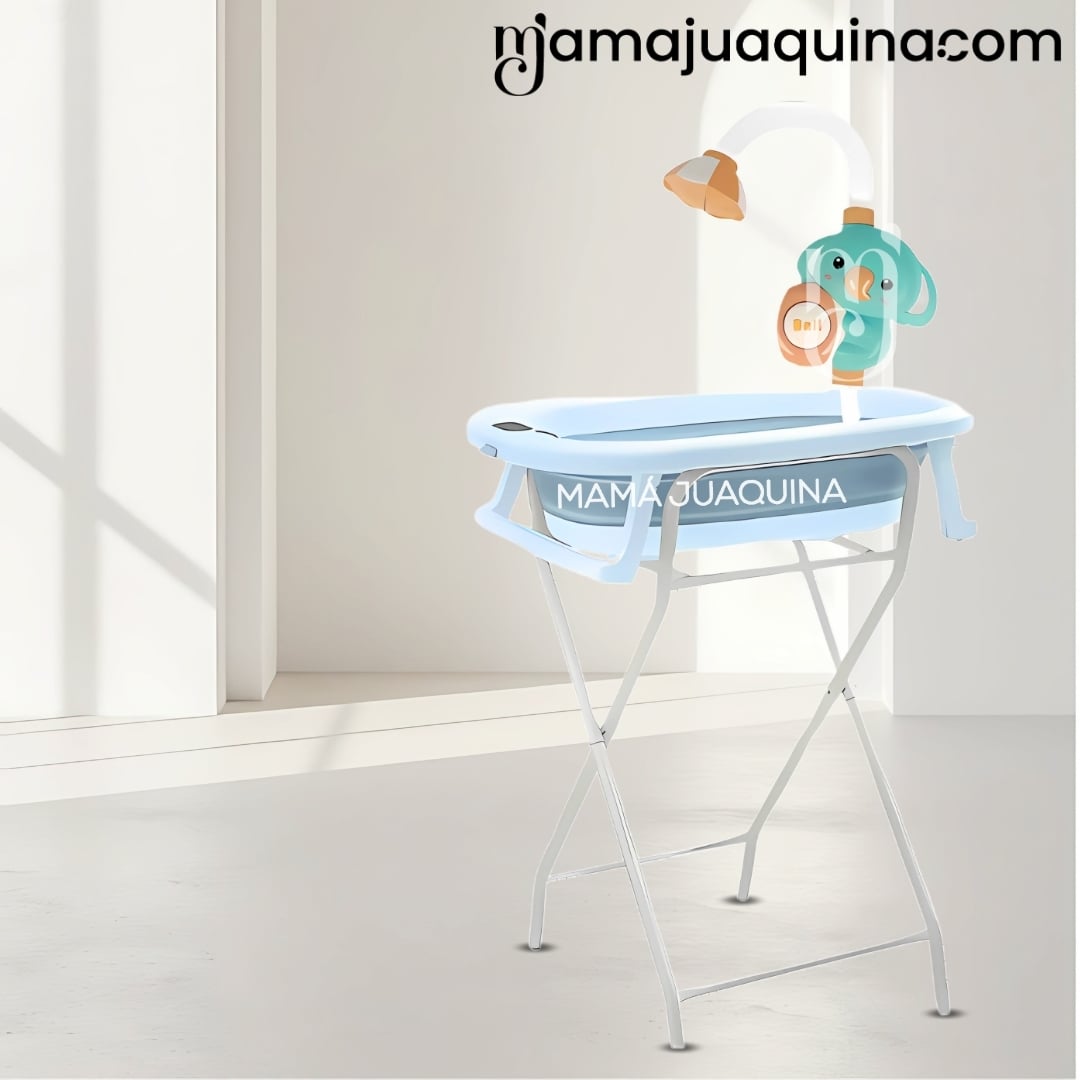 BAÑERA PLEGABLE CON RACK MULTIUSO «SPLASH PRO» BLUE - 4