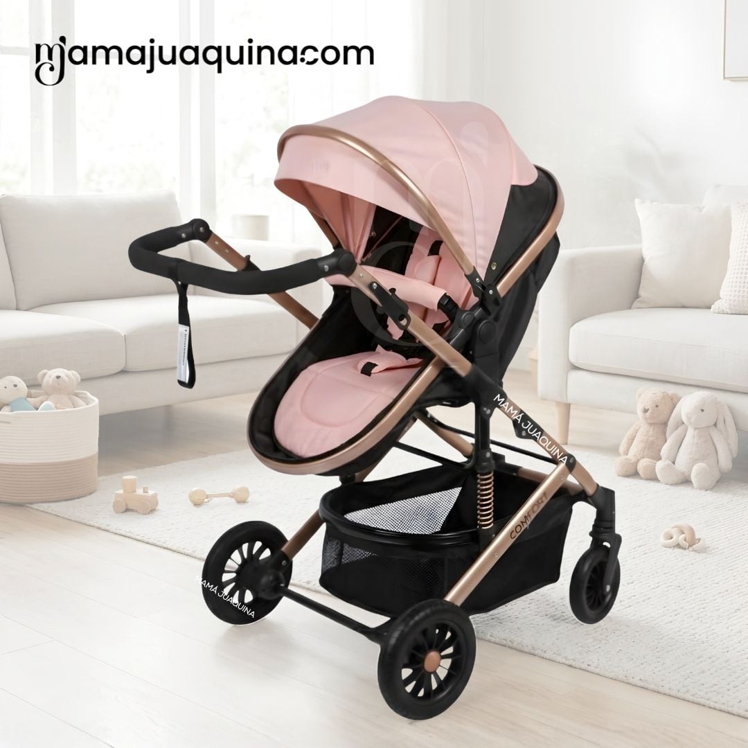 COCHE MOISÉS «MILLION COMFORT» EDICIÓN LIMITADA ROSADO - 5