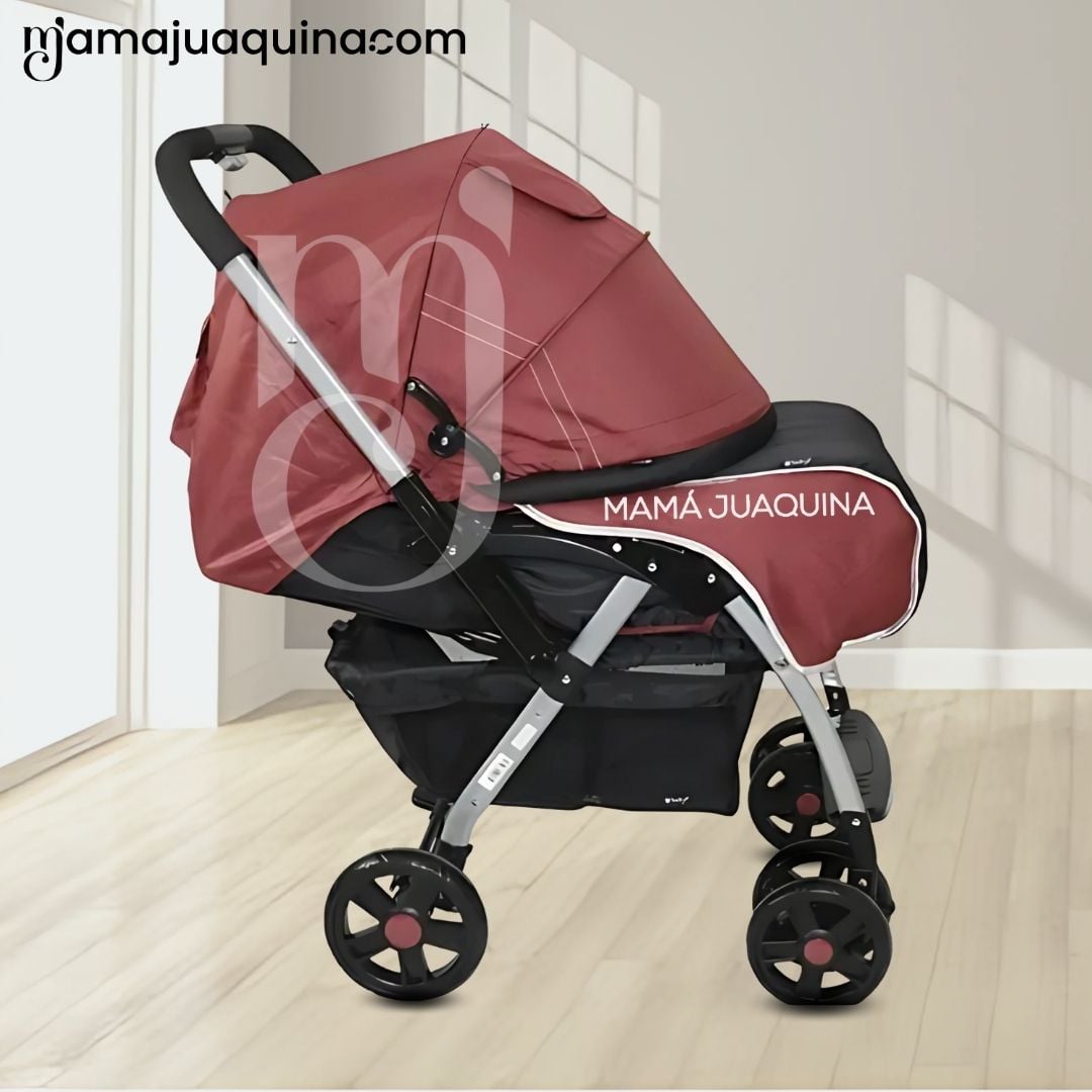 COCHE CUNA DE LUJO «KENDRIC» EDICIÓN LIMITADA ROJO - 5