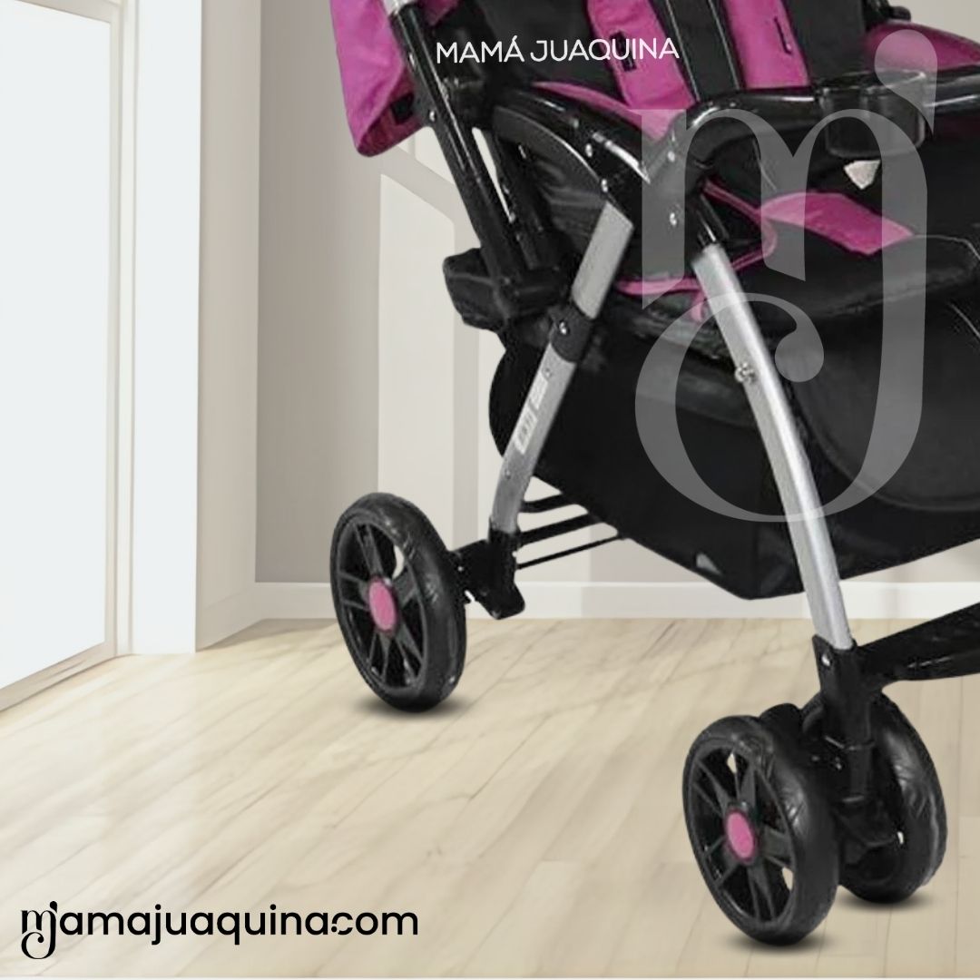 COCHE CUNA DE LUJO «KENDRIC» EDICIÓN LIMITADA ROSA - 5