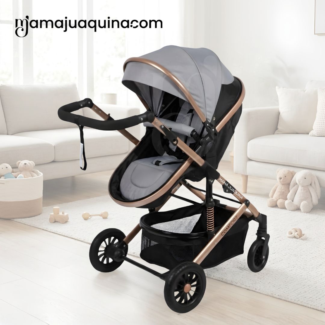 COCHE MOISÉS «MILLION COMFORT» EDICIÓN LIMITADA GRIS - 5