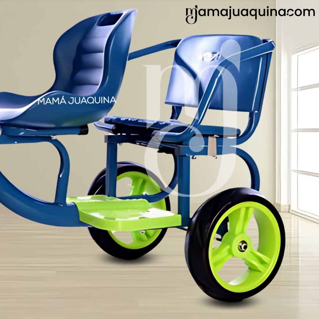 TRICICLO GUIADOR CON MUSICAL «CHAMPION» EDICIÓN LIMITADA AZUL - 5