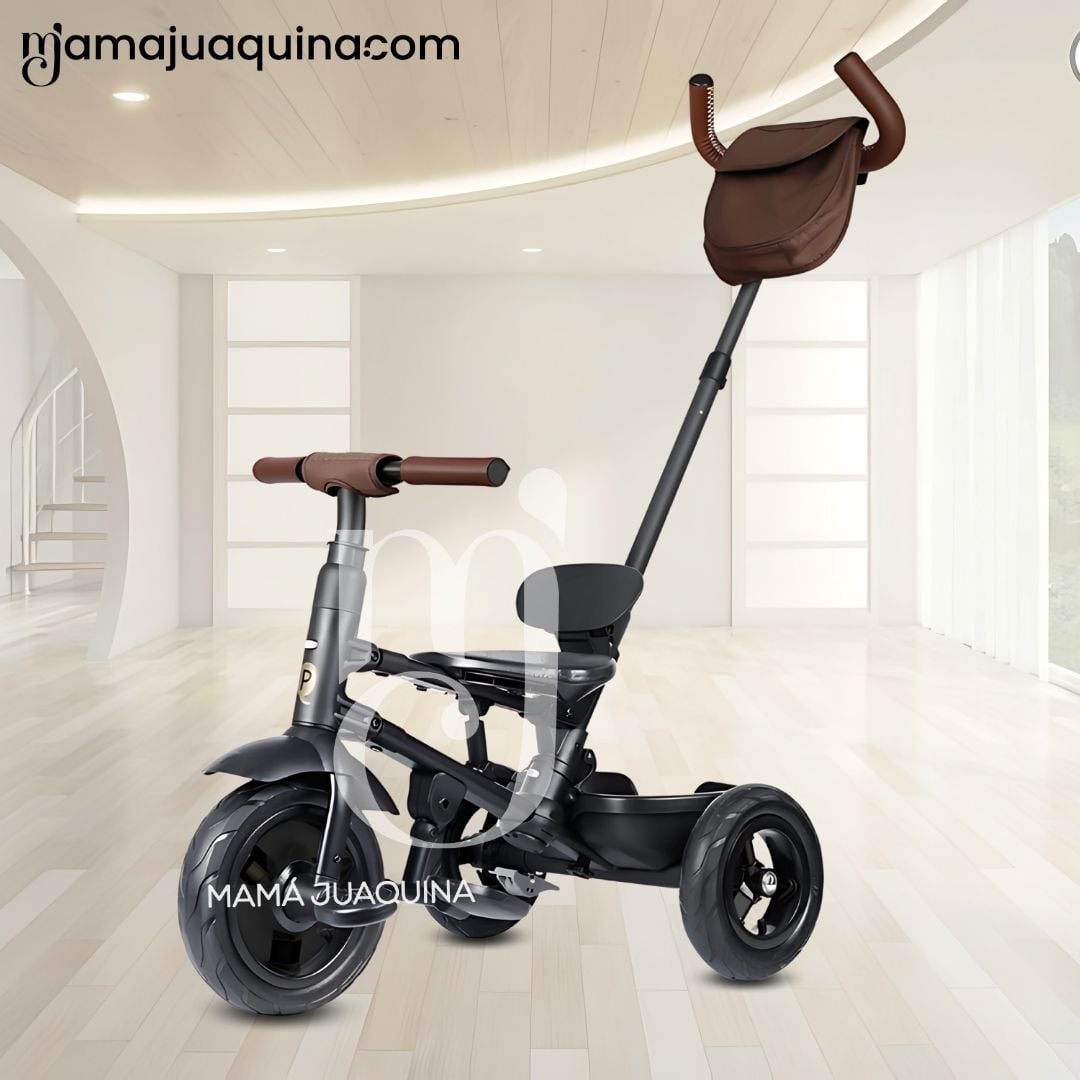 TRICICLO GUIADOR 3 EN 1 «RITO PREMIUM» EDICIÓN ESPECIAL CAFÉ - 3