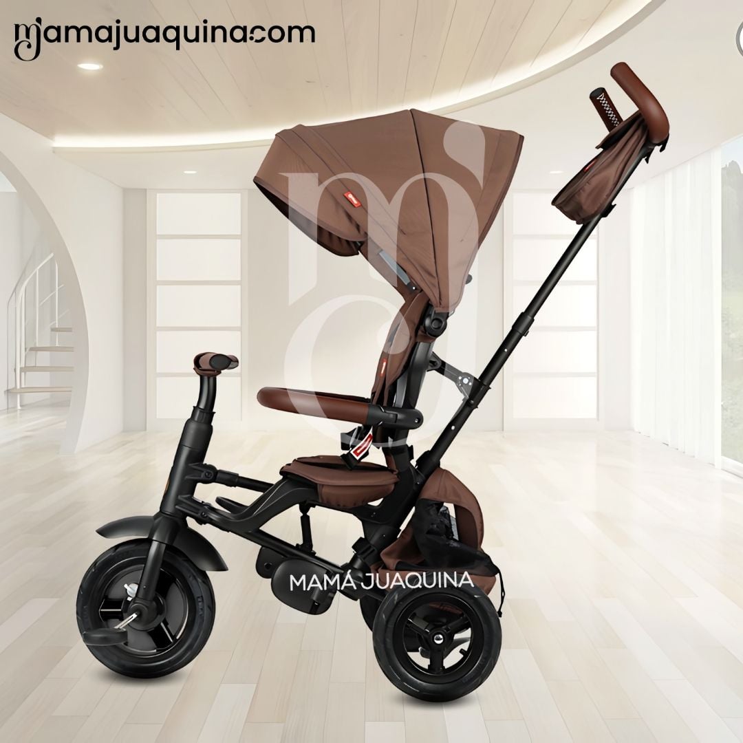 TRICICLO GUIADOR 3 EN 1 «RITO PREMIUM» EDICIÓN ESPECIAL CAFÉ - 4