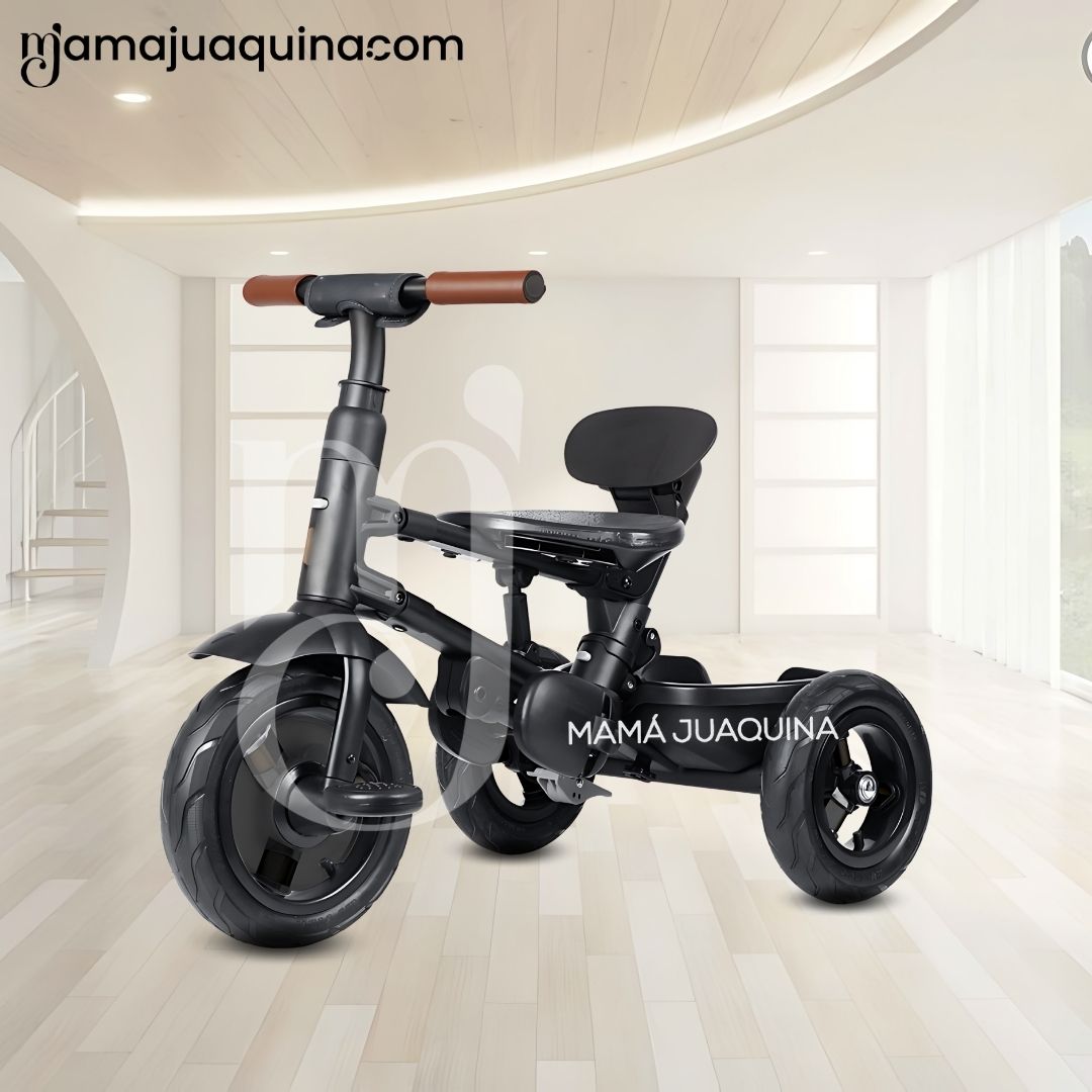 TRICICLO GUIADOR 3 EN 1 «RITO PREMIUM» EDICIÓN ESPECIAL NEGRO - 5