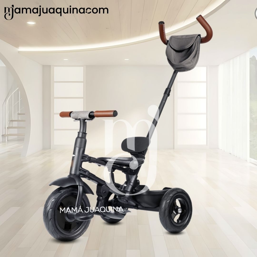 TRICICLO GUIADOR 3 EN 1 «RITO PREMIUM» EDICIÓN ESPECIAL GRIS - 3