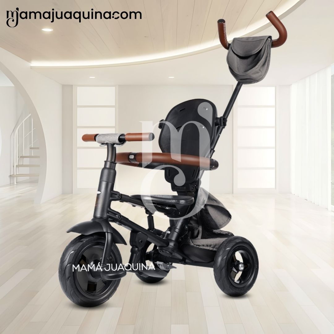 TRICICLO GUIADOR 3 EN 1 «RITO PREMIUM» EDICIÓN ESPECIAL GRIS - 4