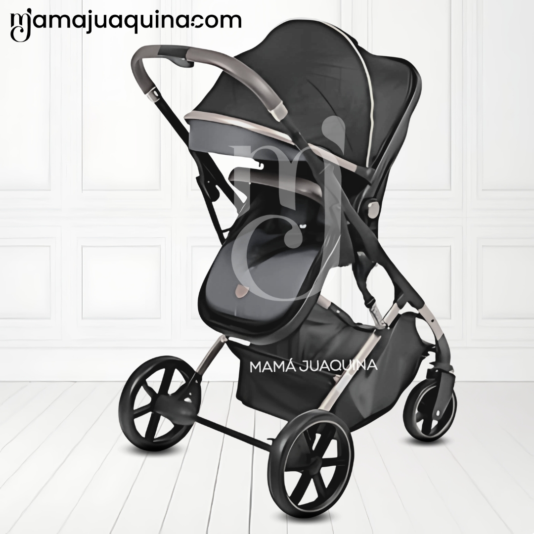 COCHE CUNA MOISÉS DE LUJO «SATURNO ULTRA» GRAY - 5