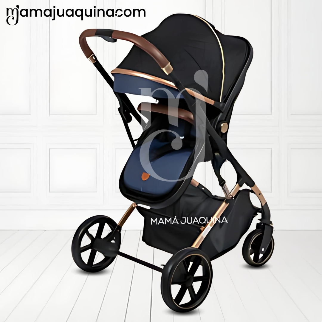 COCHE CUNA MOISÉS DE LUJO «SATURNO ULTRA» BLUE - 5