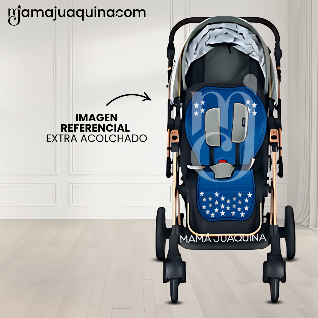 COCHE CUNA MOISÉS DE LUJO «VALEN PREMIUM» GREEN - 6