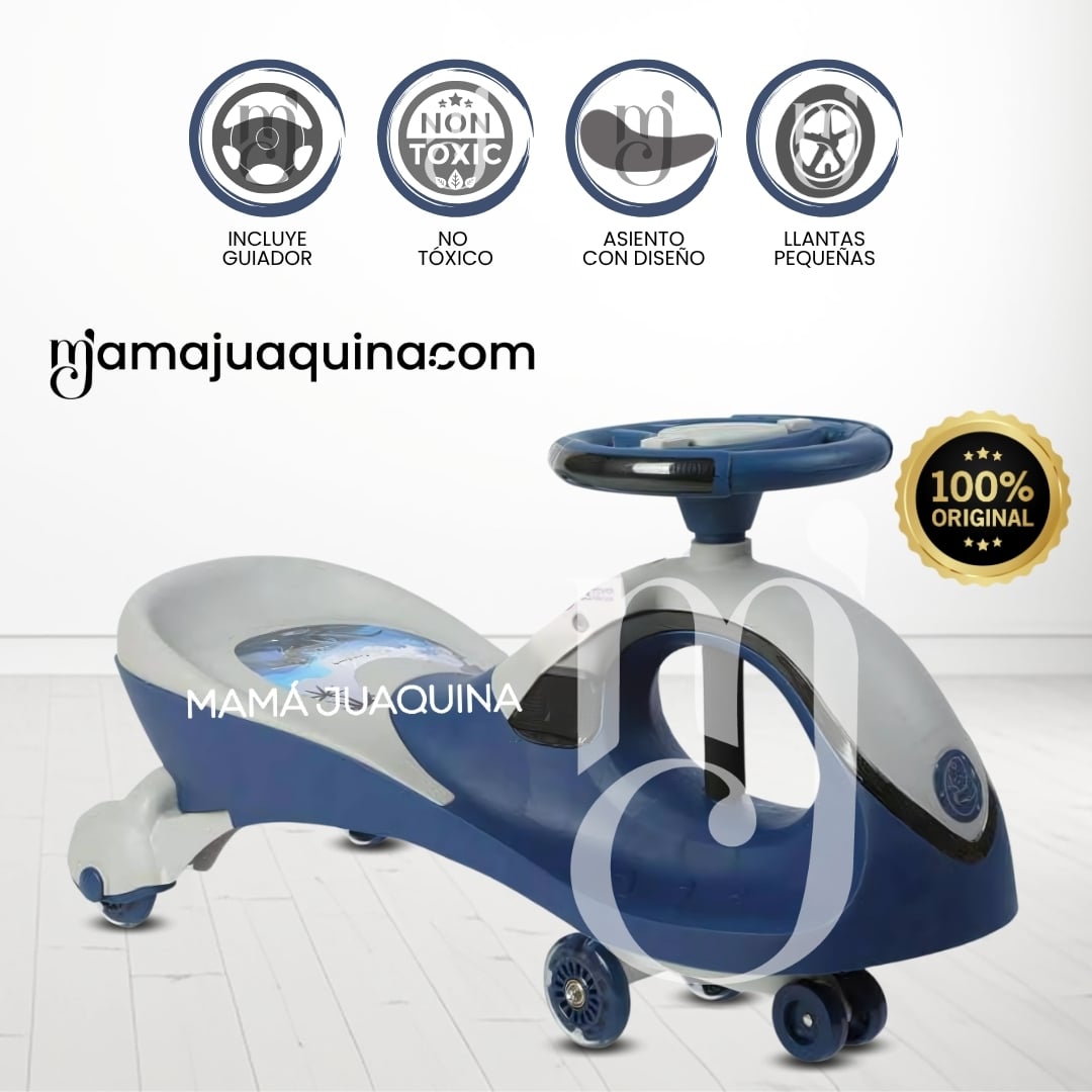 CORREPASILLO TWIST CAR CON LUCES «WHALL» BLUE - 1