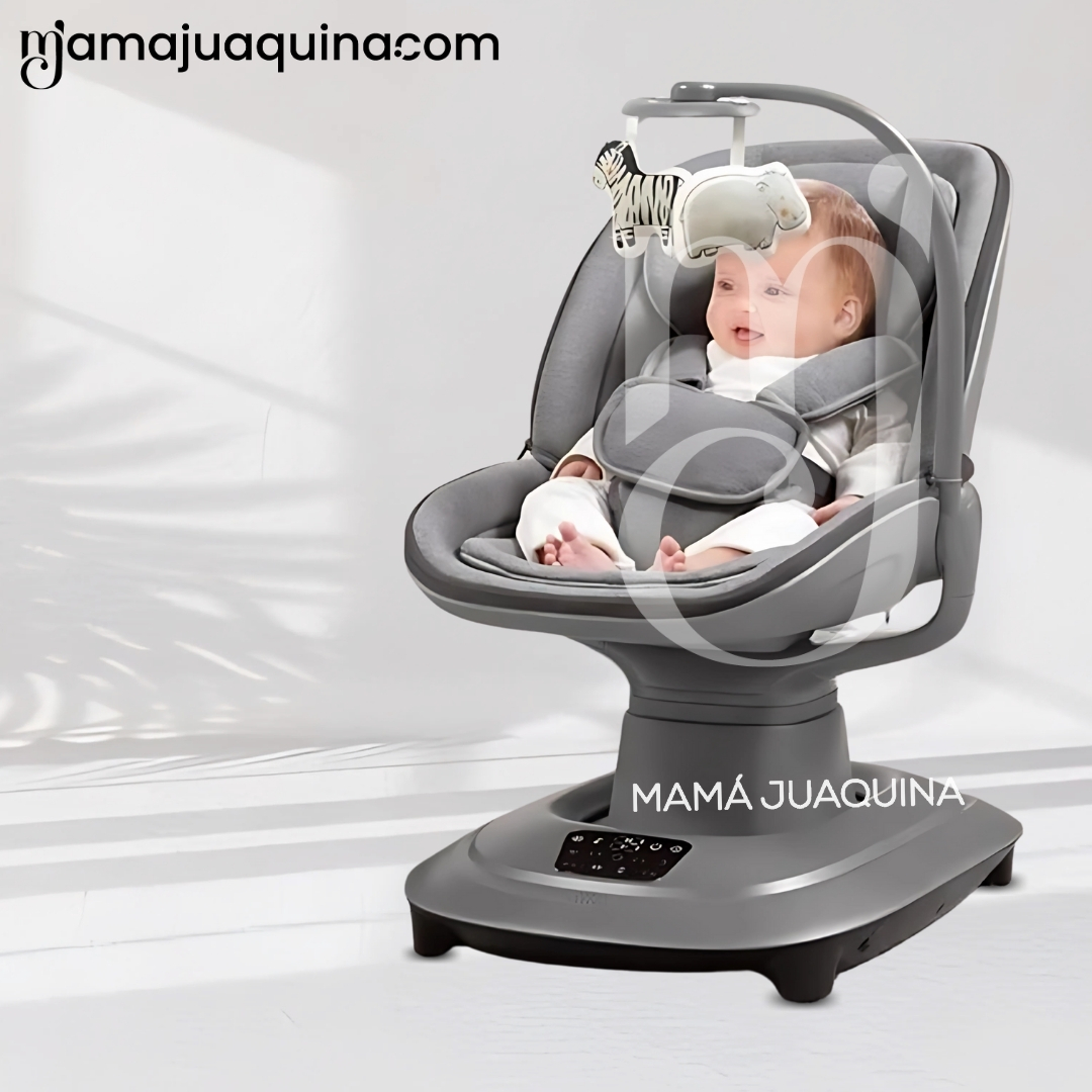 MECEDORA ELÉCTRICA PARA BEBÉS «MERCY» LIGHT GRAY - 6