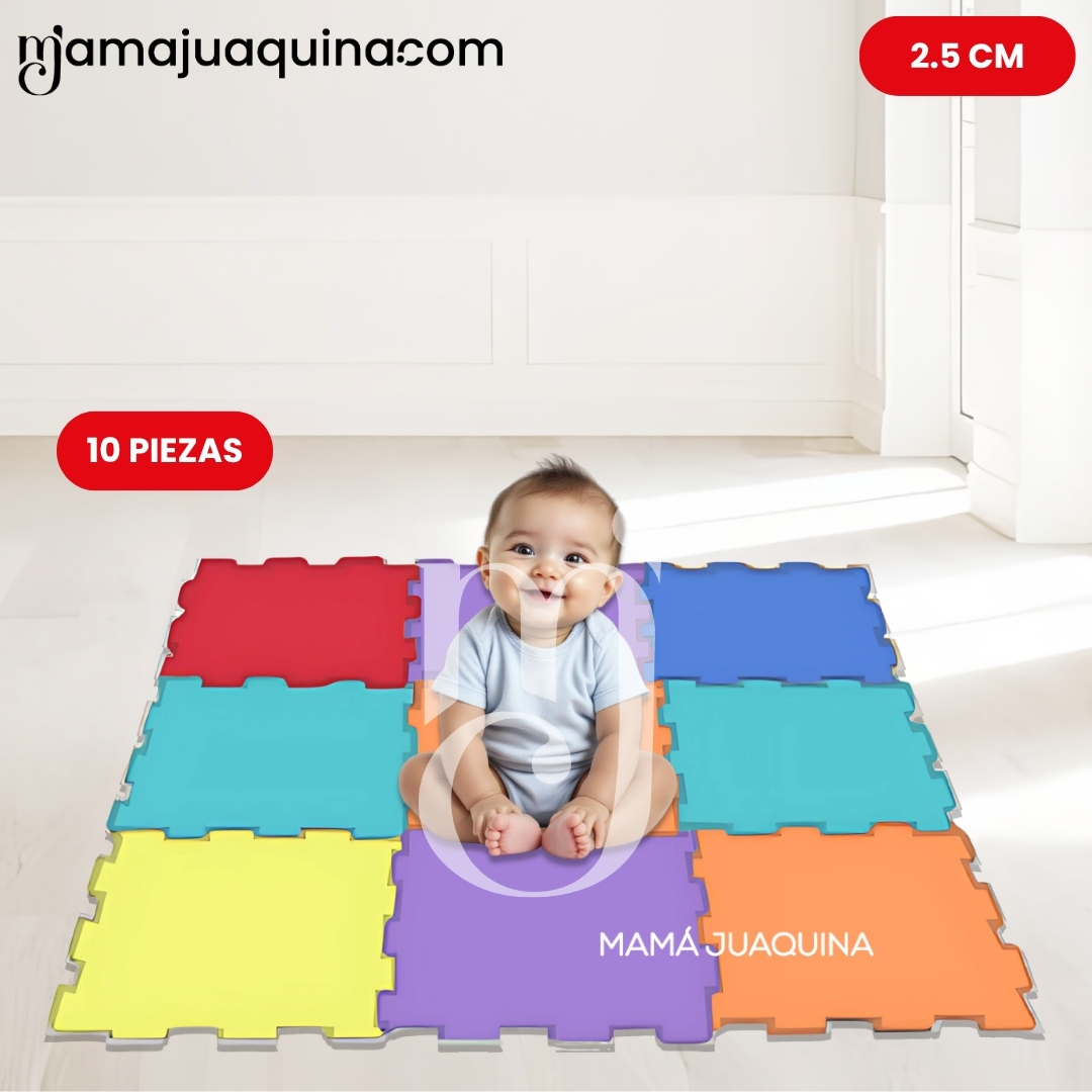 PISO DIDÁCTICO «COUSY FLOOR MAX» 2.5CM ROJO - 5