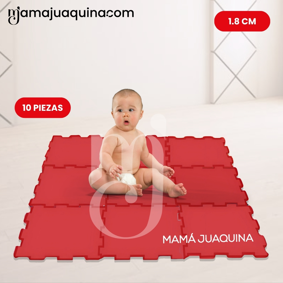PISO DIDÁCTICO «PLAYGROUND DELUXE» 1.8CM ROJO - 5
