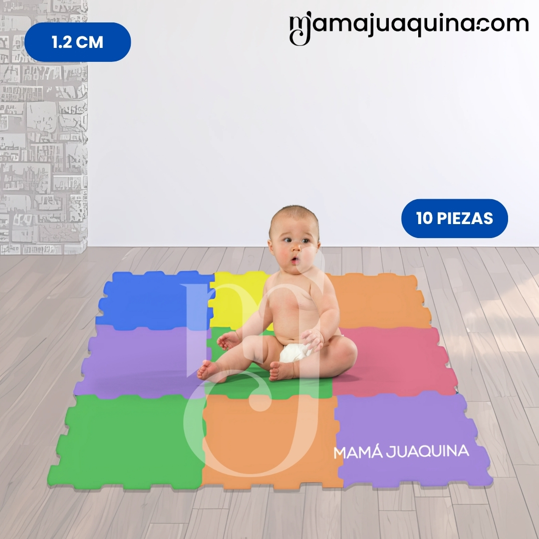 PISO DIDÁCTICO «PLAYGROUND II» 1.2CM AZUL MULTICOLOR - 5