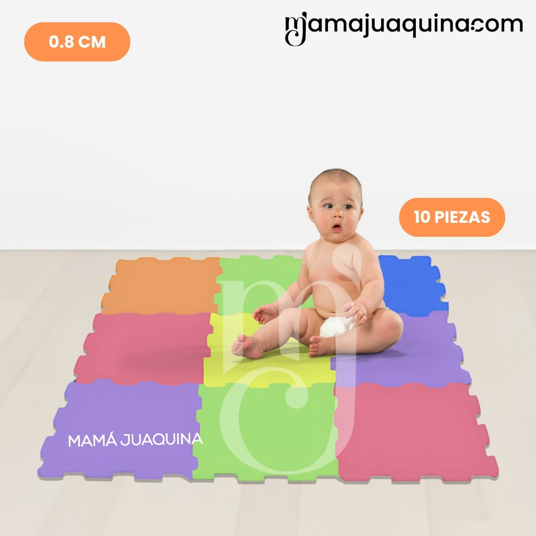 PISO DIDÁCTICO «PLAYGROUND II» 0.8 CM NARANJA MULTICOLOR - 5