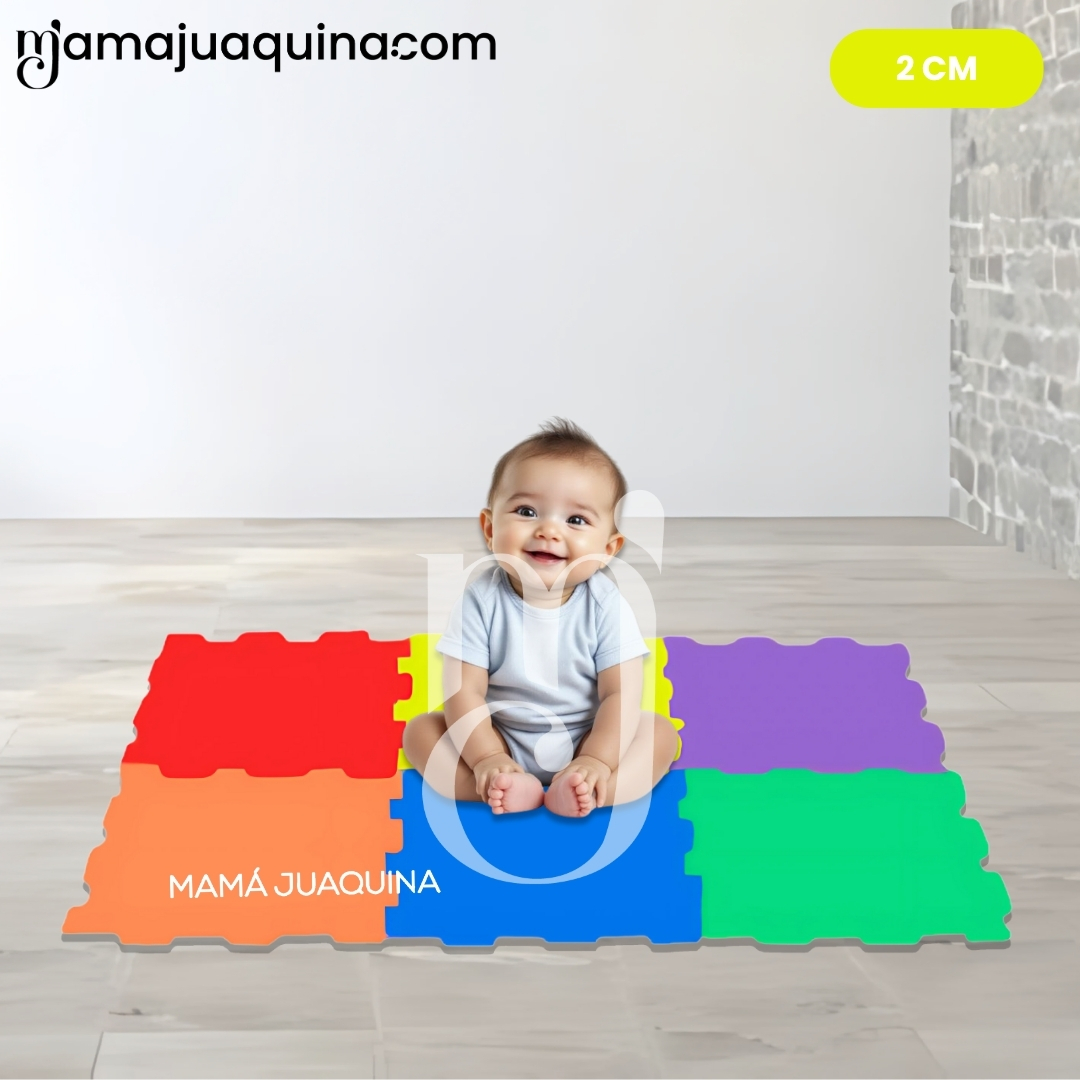 PISO DIDÁCTICO «COUSY FLOOR» 2.0CM AMARILLO MULTICOLOR - 5