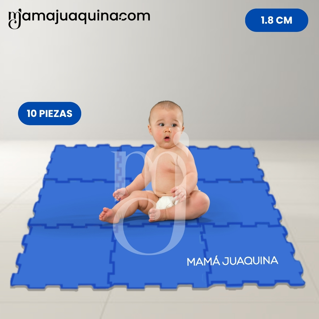PISO DIDÁCTICO «PLAYGROUND DELUXE» 1.8CM AZUL - 5