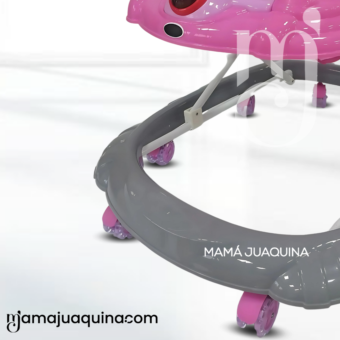 ANDADOR MUSICAL PLEGABLE «SNOOPY MUSIC» BLUETOOTH PINK - 5