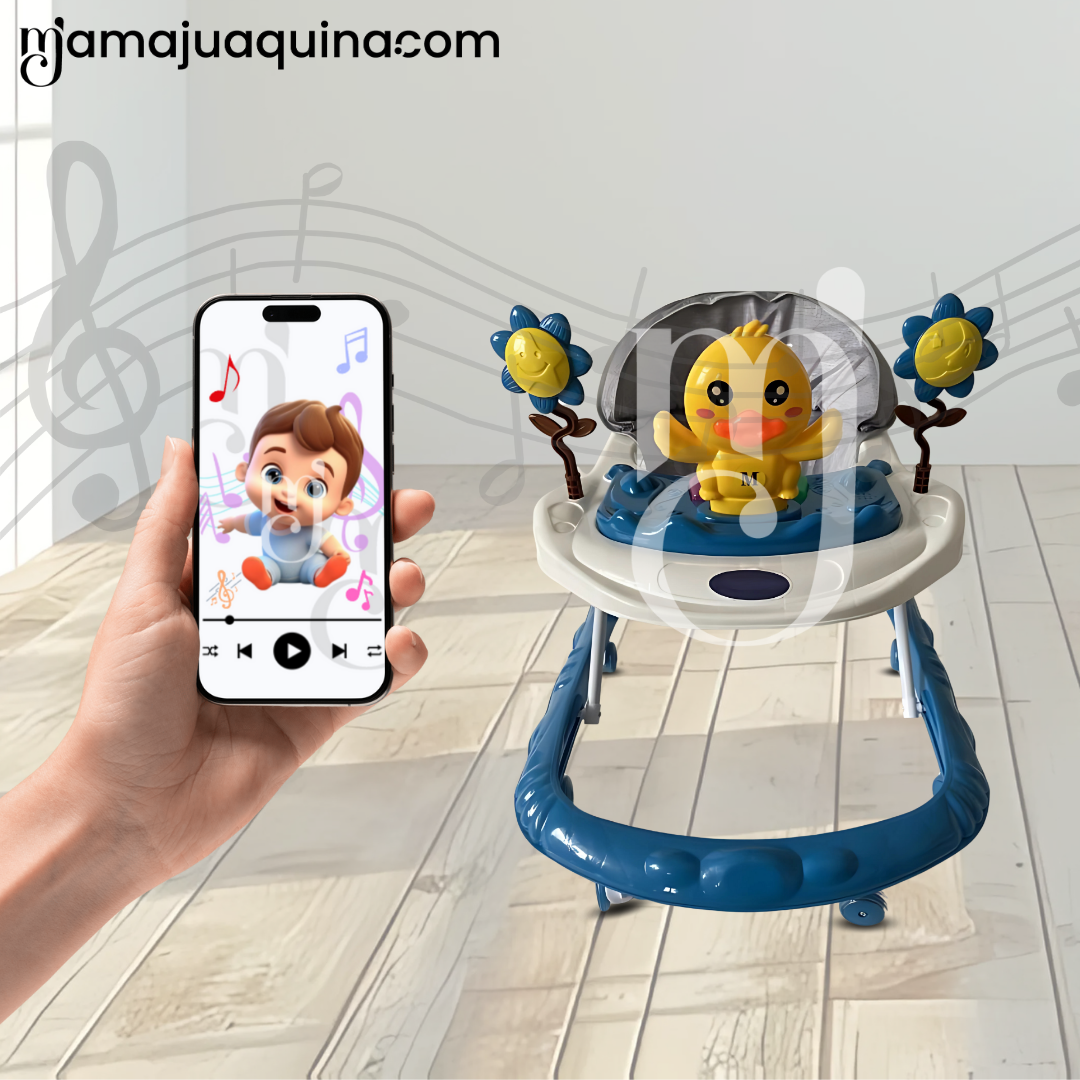 ANDADOR MUSICAL PARA BEBÉS «CHICKIE» CON BLUETOOTH BLUE - 6