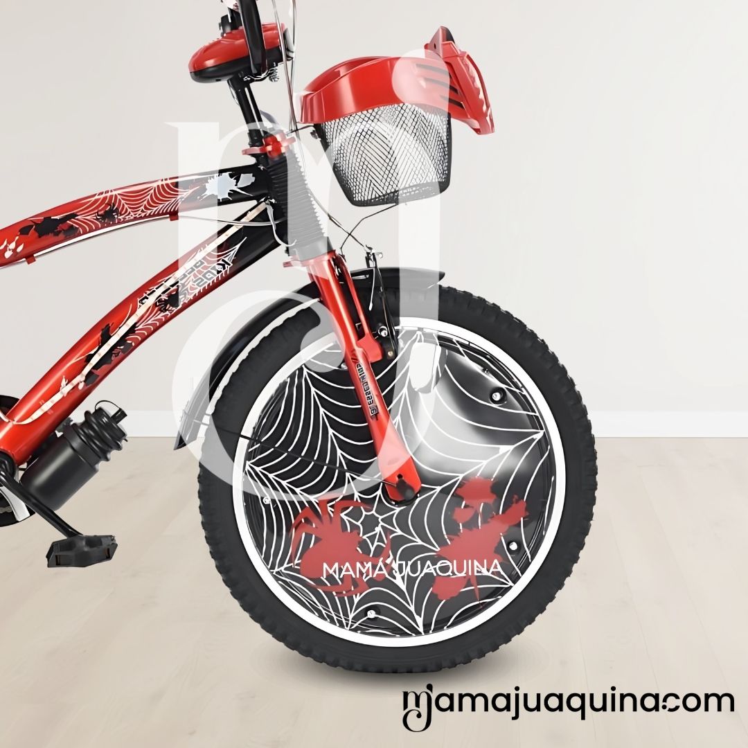 BICICLETA PARA NIÑO ARO 16 «SPIDER BIKE II» RED - 3
