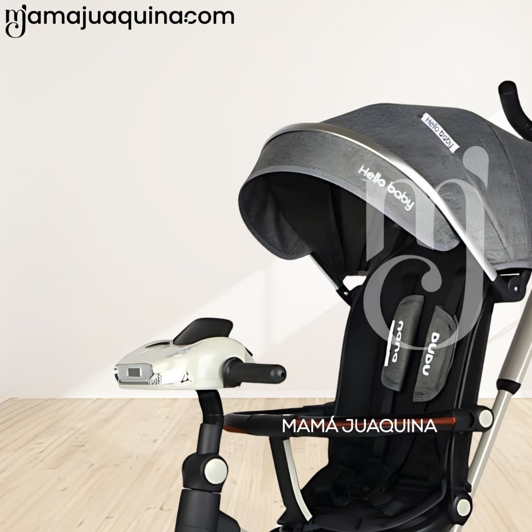 TRICICLO GUIADOR MUSICAL «DUDU» GRAY - 4