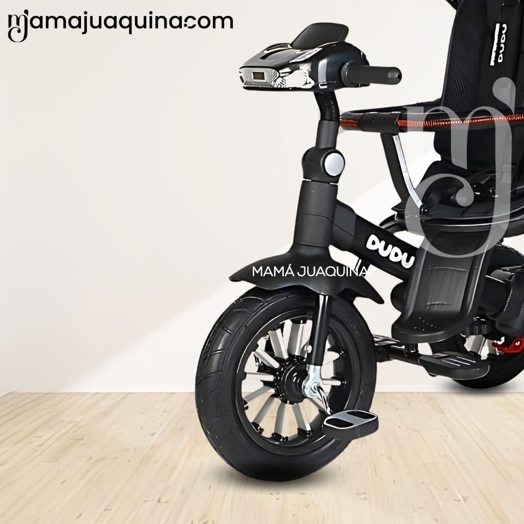 TRICICLO GUIADOR MUSICAL «DUDU» BLACK - 2