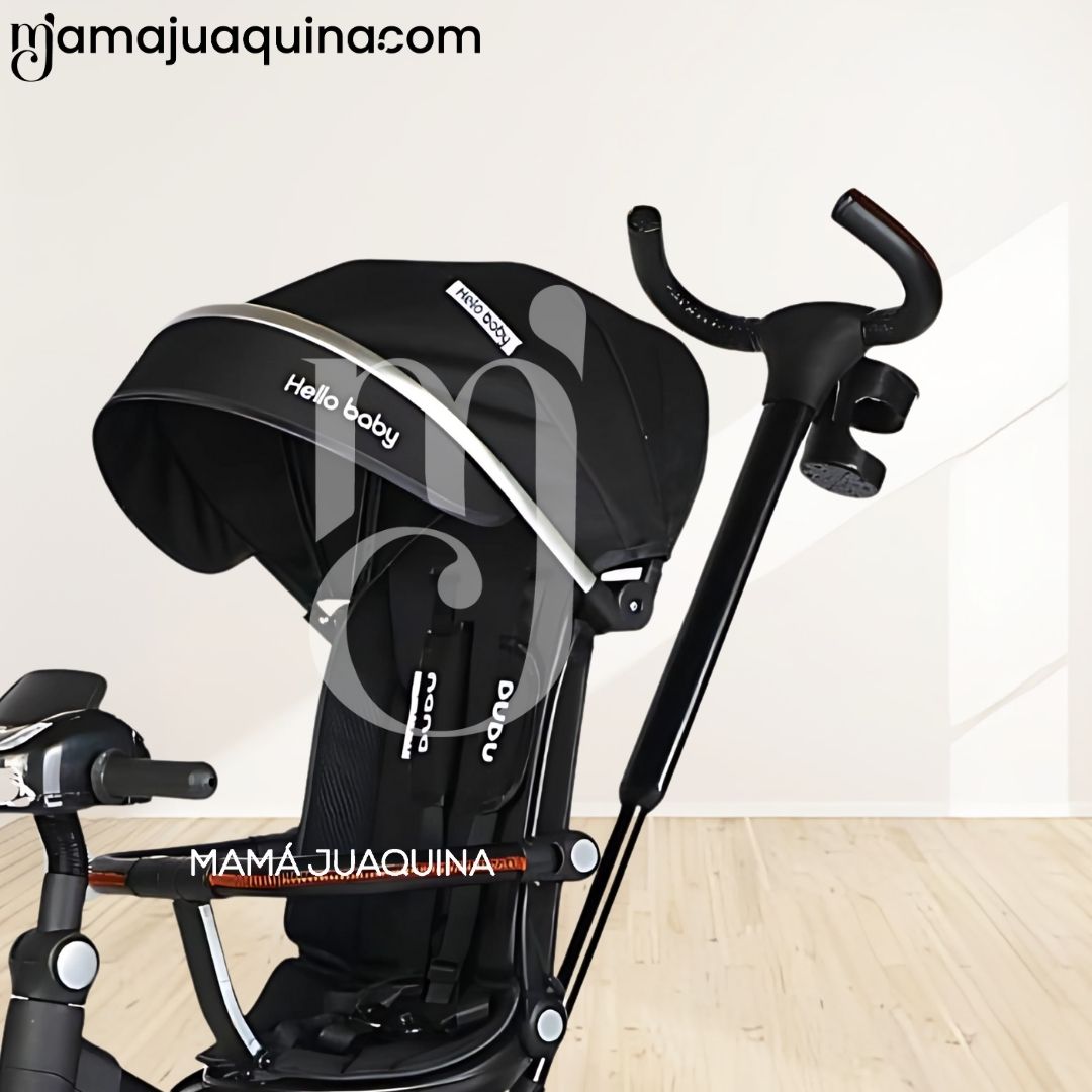 TRICICLO GUIADOR MUSICAL «DUDU» BLACK - 4
