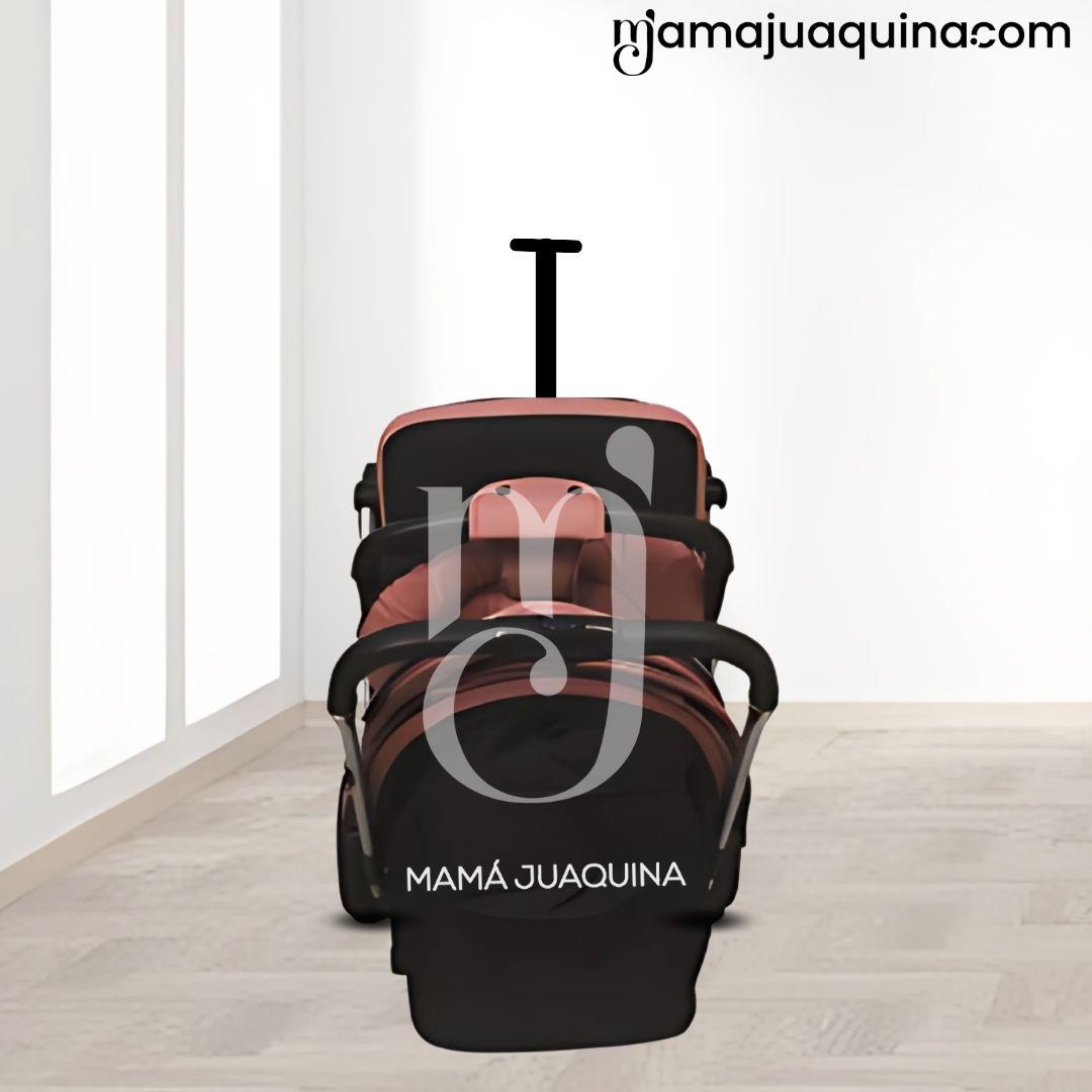 COCHE MALETA DE LUJO «SPLINN» PINK - 5
