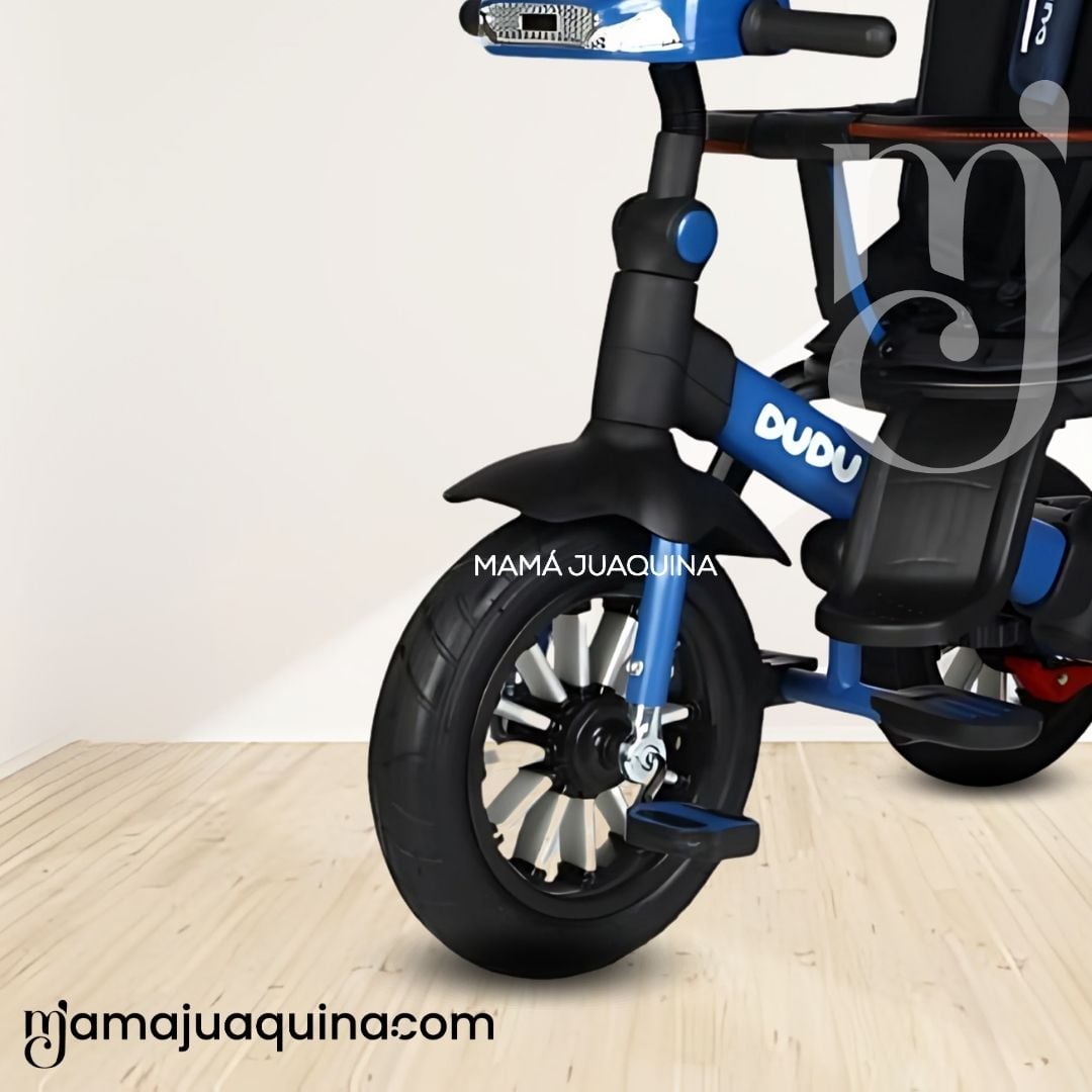 TRICICLO GUIADOR MUSICAL «DUDU» BLUE - 2