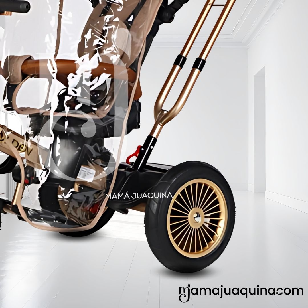 TRICICLO GUIADOR 3 EN 1 «GOLDEN PRIME» CON BLUETOOTH BEIGE - 4