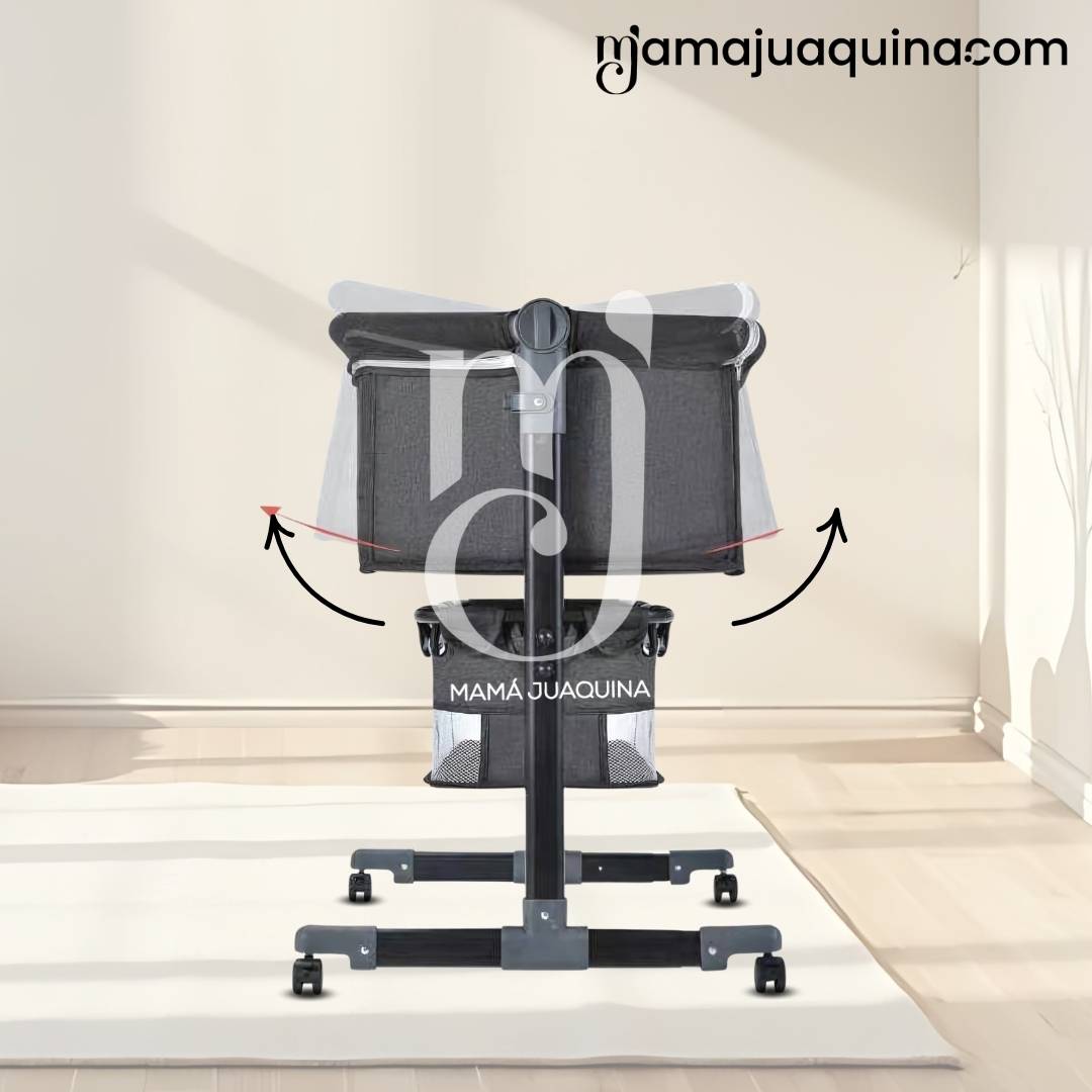 CUNA COLECHO MECEDORA 2 EN 1 «NOMY» EDICIÓN LIMITADA GRAY - 5