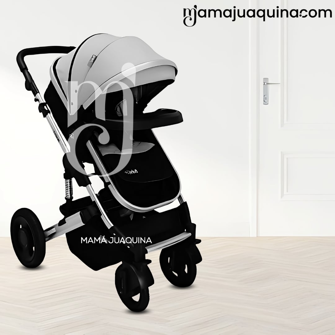 COCHE CUNA MOISÉS DE LUJO «PRADO GOLD» BEIGE - 5