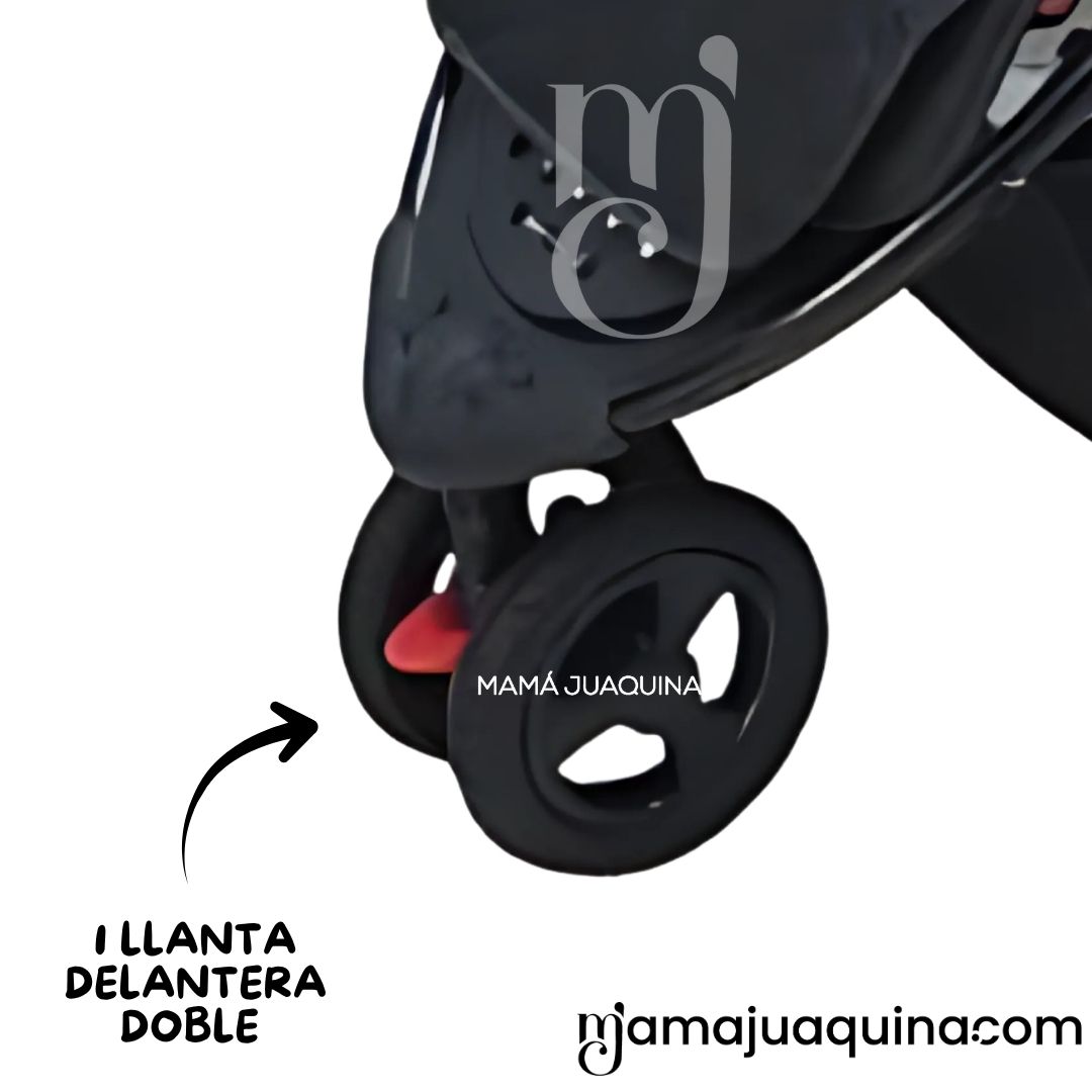 COCHE CUNA DEPORTIVO 3 RUEDAS «DELTA SPORT» BEIGE - 5