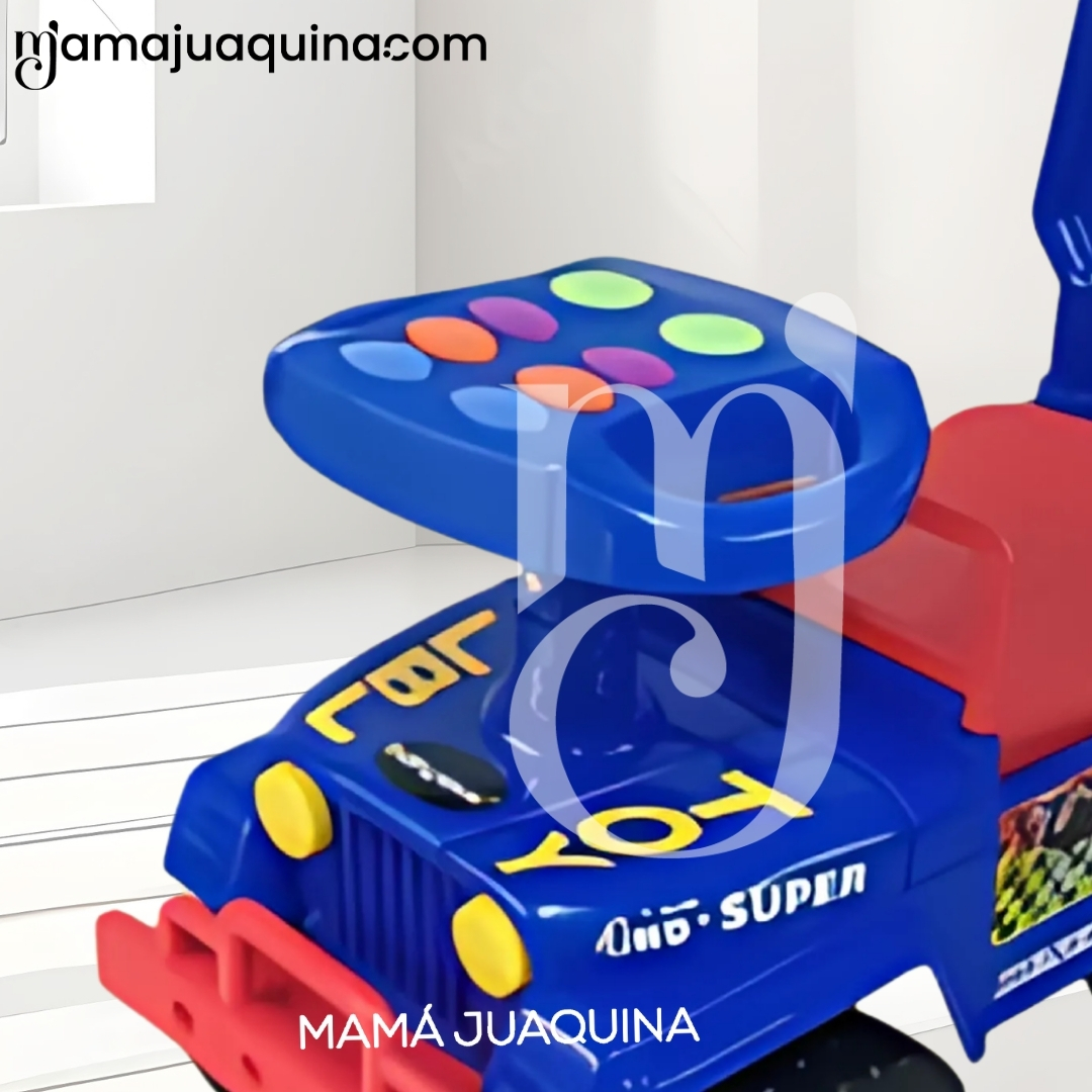 CORREPASILLO BUGGY JEEP «TROY» CON TIMON MUSICAL BLUE - 3