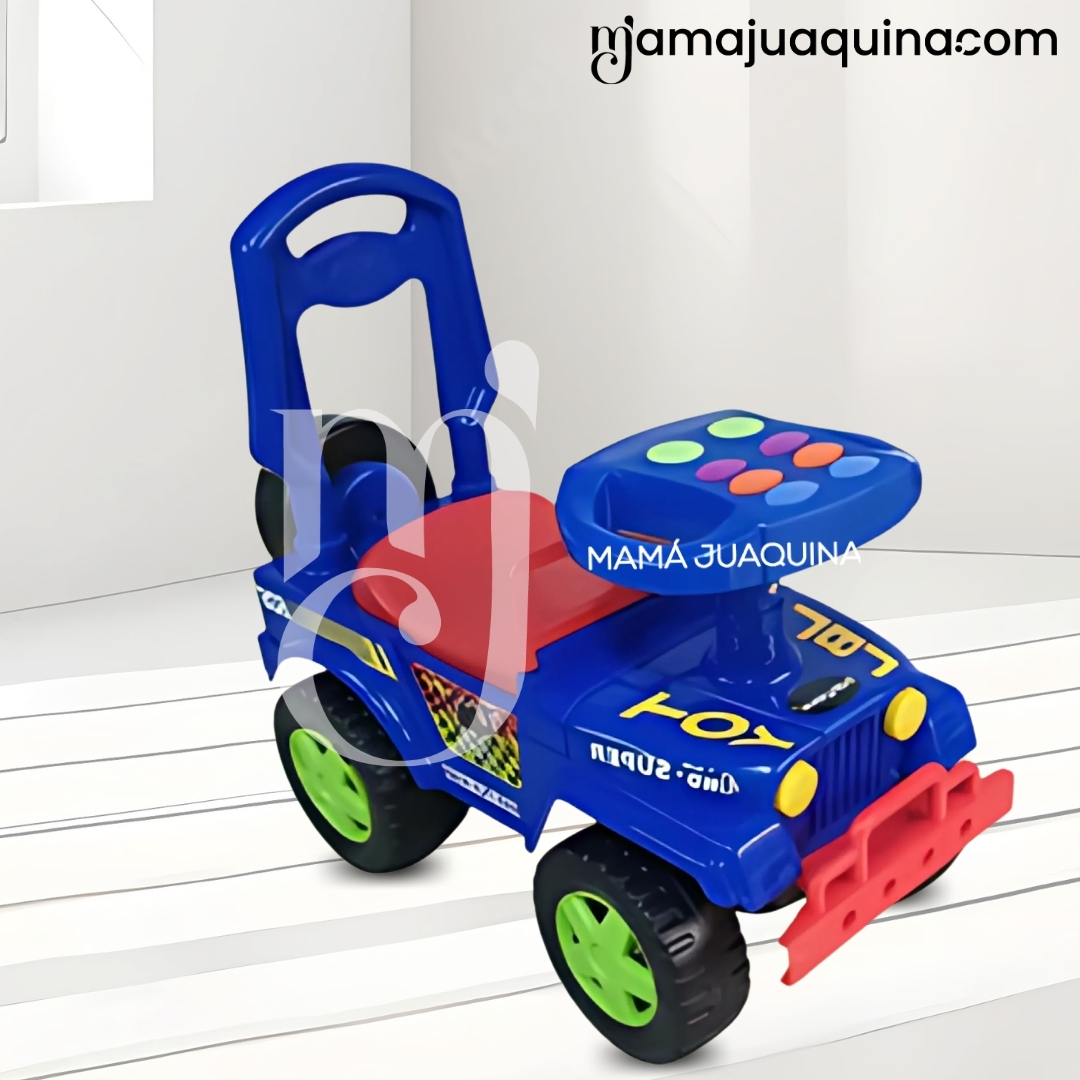 CORREPASILLO BUGGY JEEP «TROY» CON TIMON MUSICAL BLUE - 5