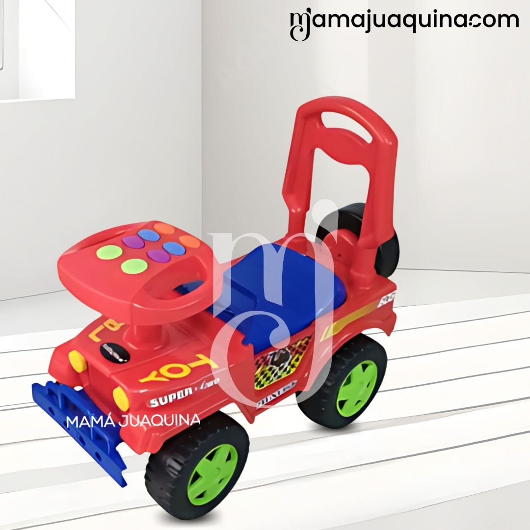 CORREPASILLO BUGGY JEEP «TROY» CON TIMON MUSICAL PINK - 5