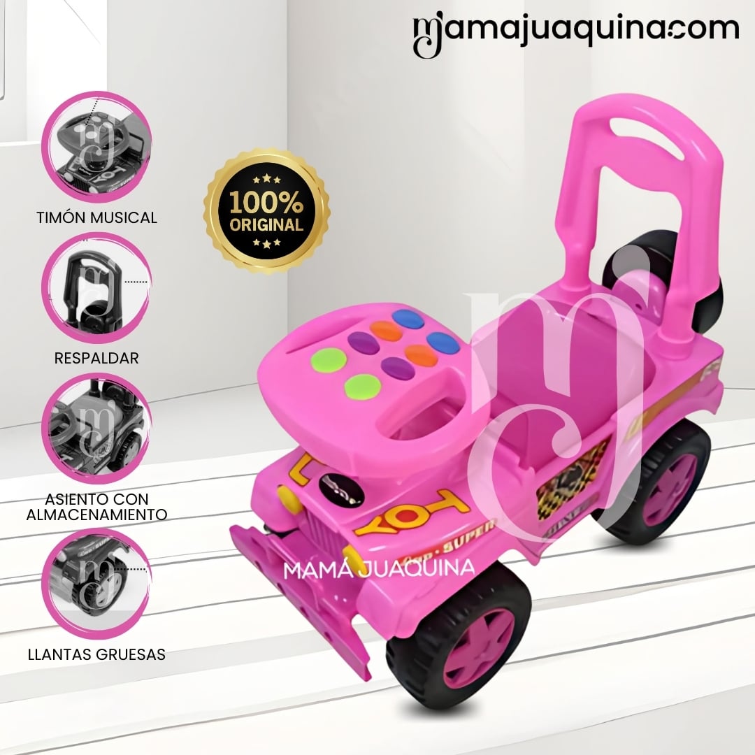 CORREPASILLO BUGGY JEEP «TROY» CON TIMON MUSICAL RED - 1