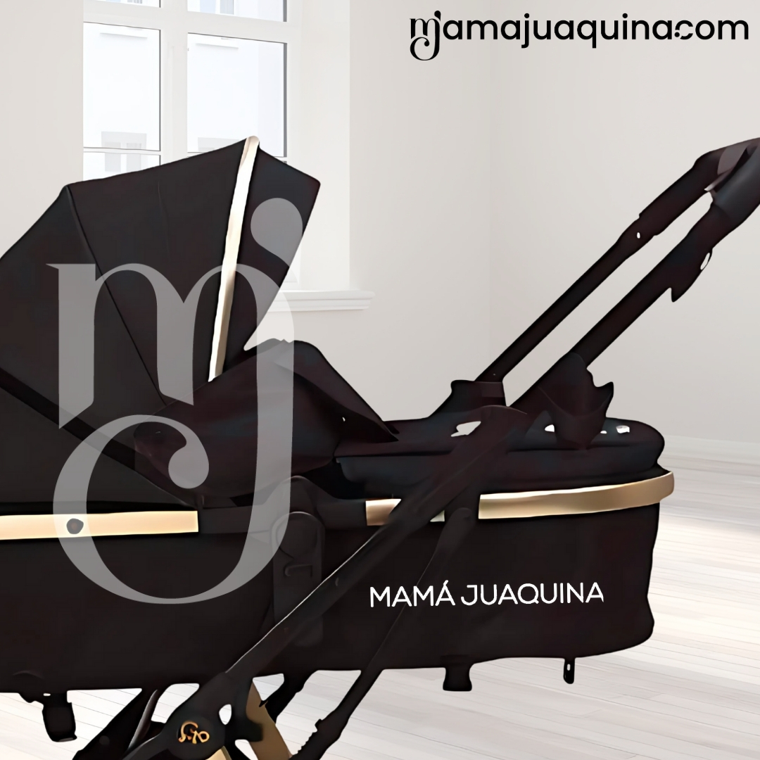 COCHE MOISÉS TRAVEL SYSTEM «INOVA PLUS» DE LUJO BLACK - 5