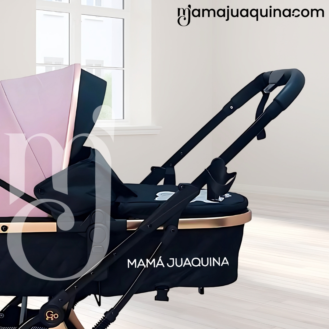 COCHE MOISÉS TRAVEL SYSTEM «INOVA PLUS» DE LUJO ROSA - 5