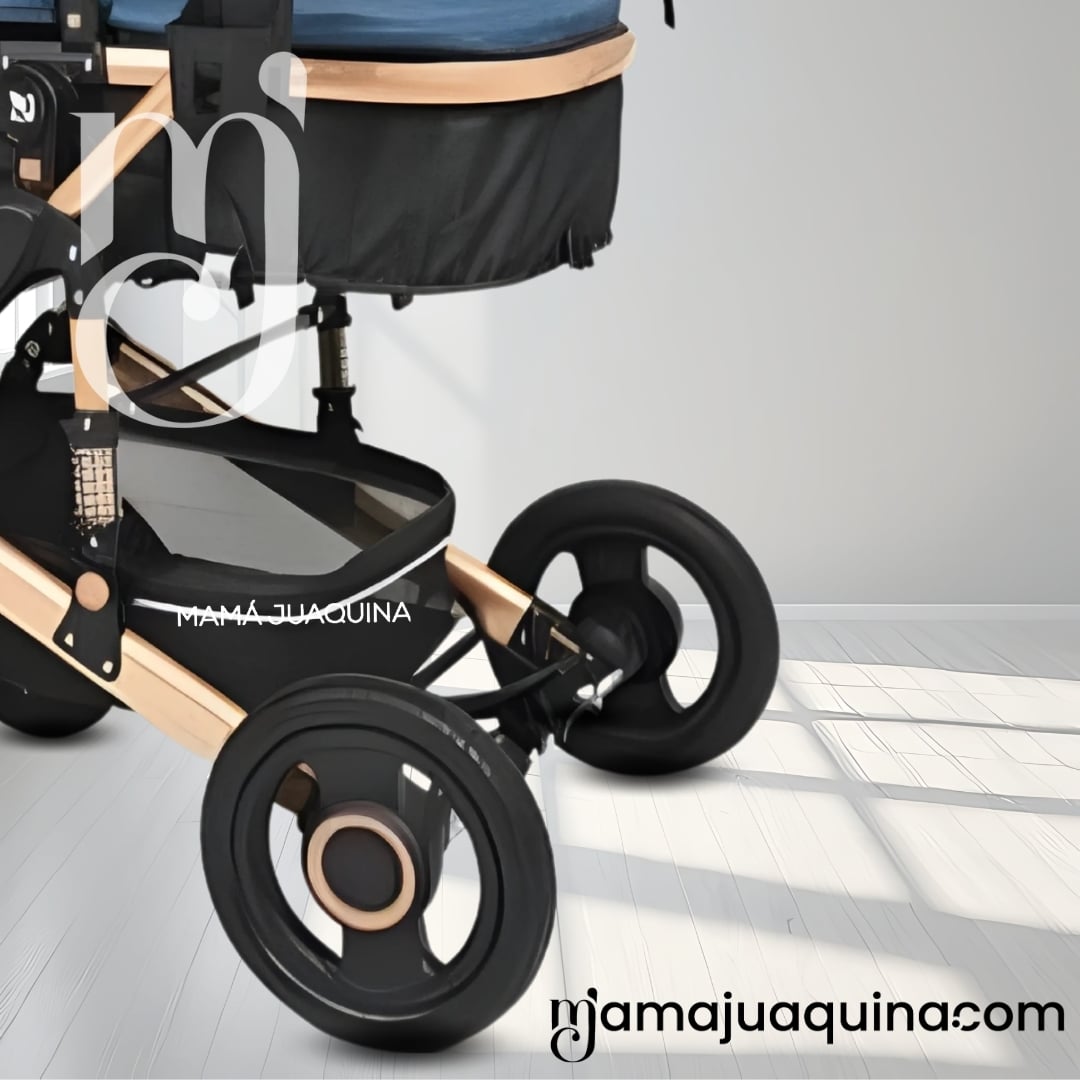 COCHE MOISÉS TRAVEL SYSTEM «MAXII» CON PORTA BEBÉ BLUE - 2