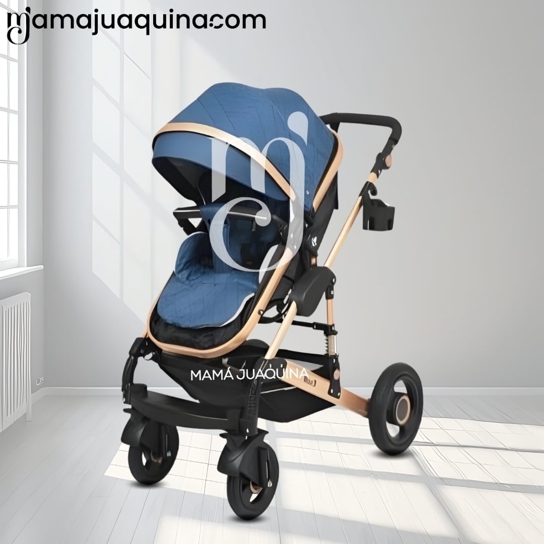 COCHE MOISÉS TRAVEL SYSTEM «MAXII» CON PORTA BEBÉ BLUE - 3