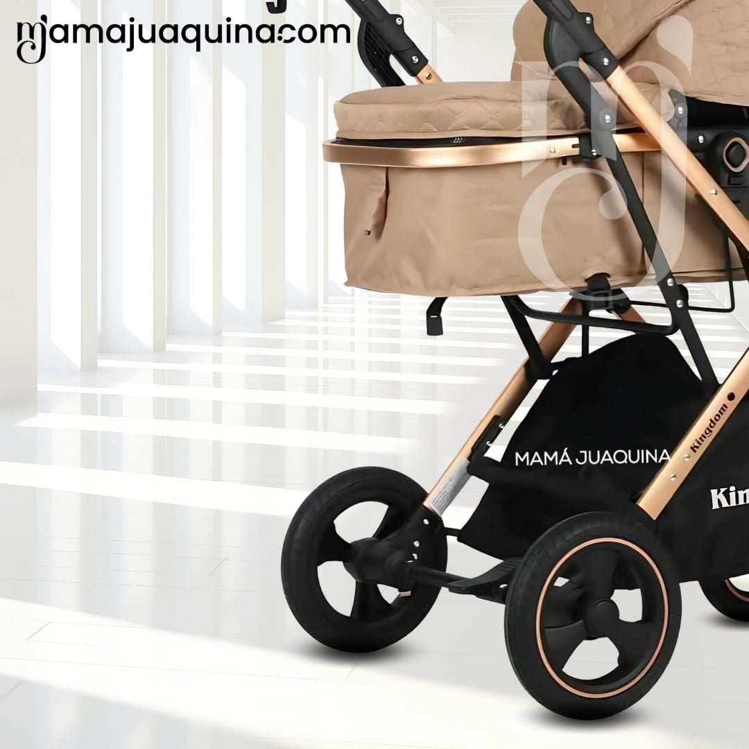 COCHE MOISÉS TRAVEL SYSTEM «BARBARA» CON BOLSA PAÑALERA BEIGE - 2