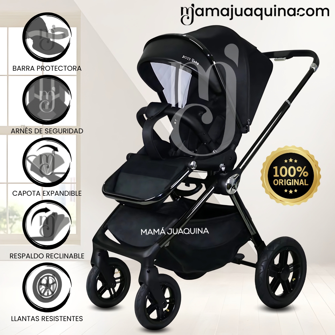 COCHE DE PASEO «CONNY» EDICIÓN LIMITADA BLACK - 1