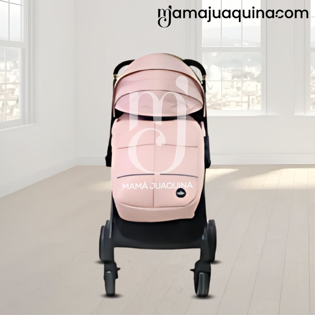 COCHE MALETA DE LUJO «GENOVIA» MANGO REVERSIBLE PINK - 2
