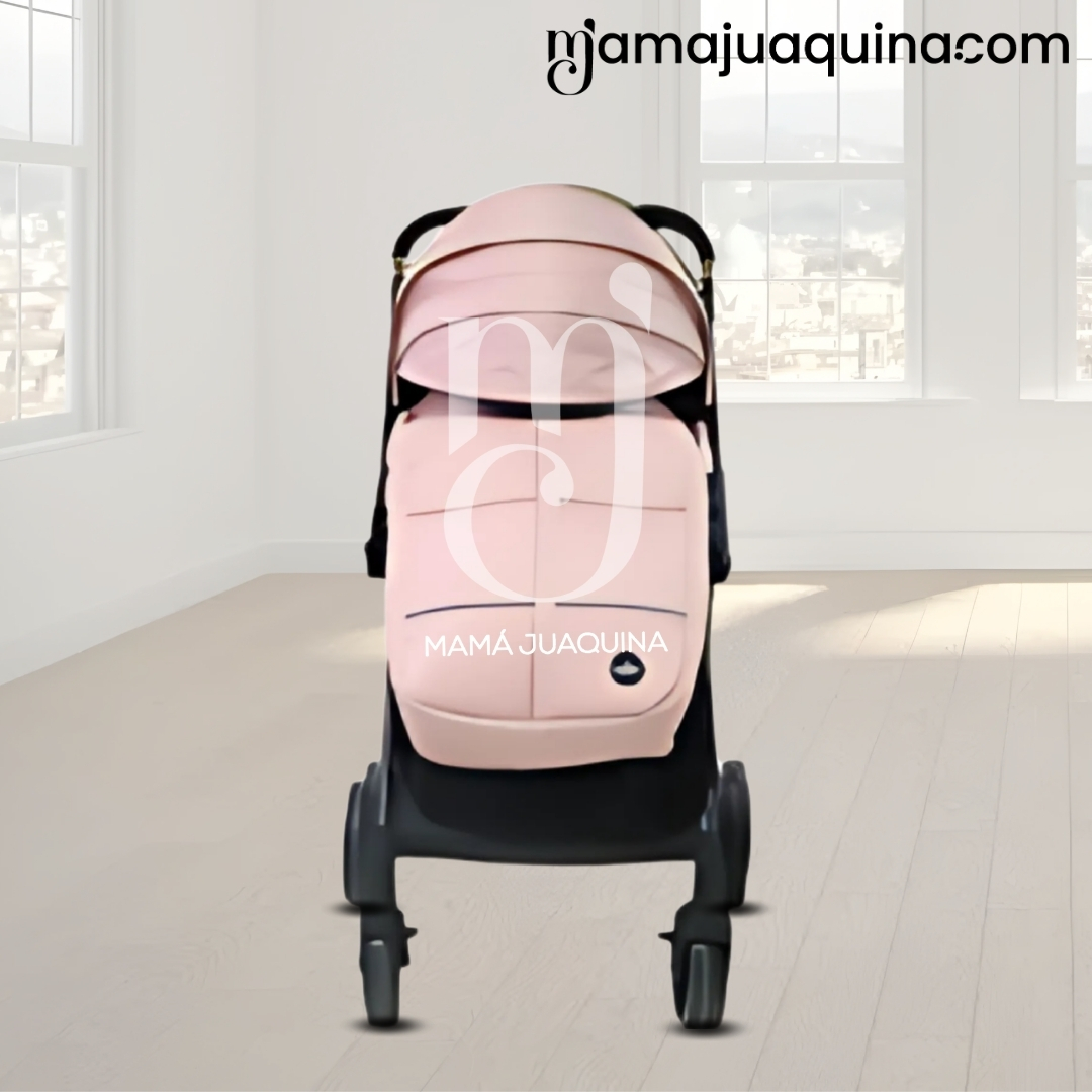 COCHE MALETA DE LUJO «GENOVIA» MANGO REVERSIBLE PINK - 3