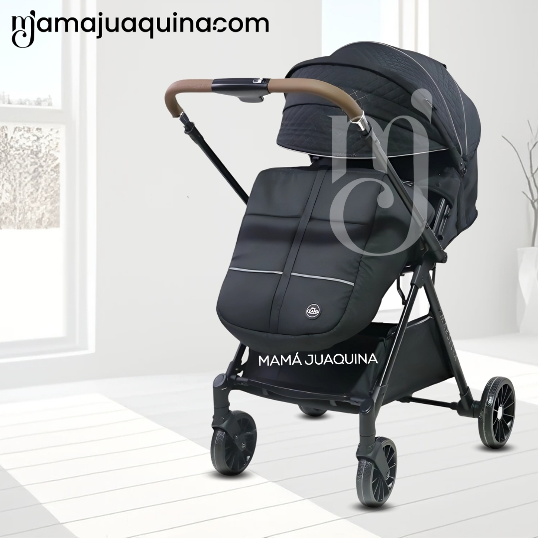 COCHE MALETA DE LUJO «MARSELLA» MANGO REVERSIBLE BLACK - 5