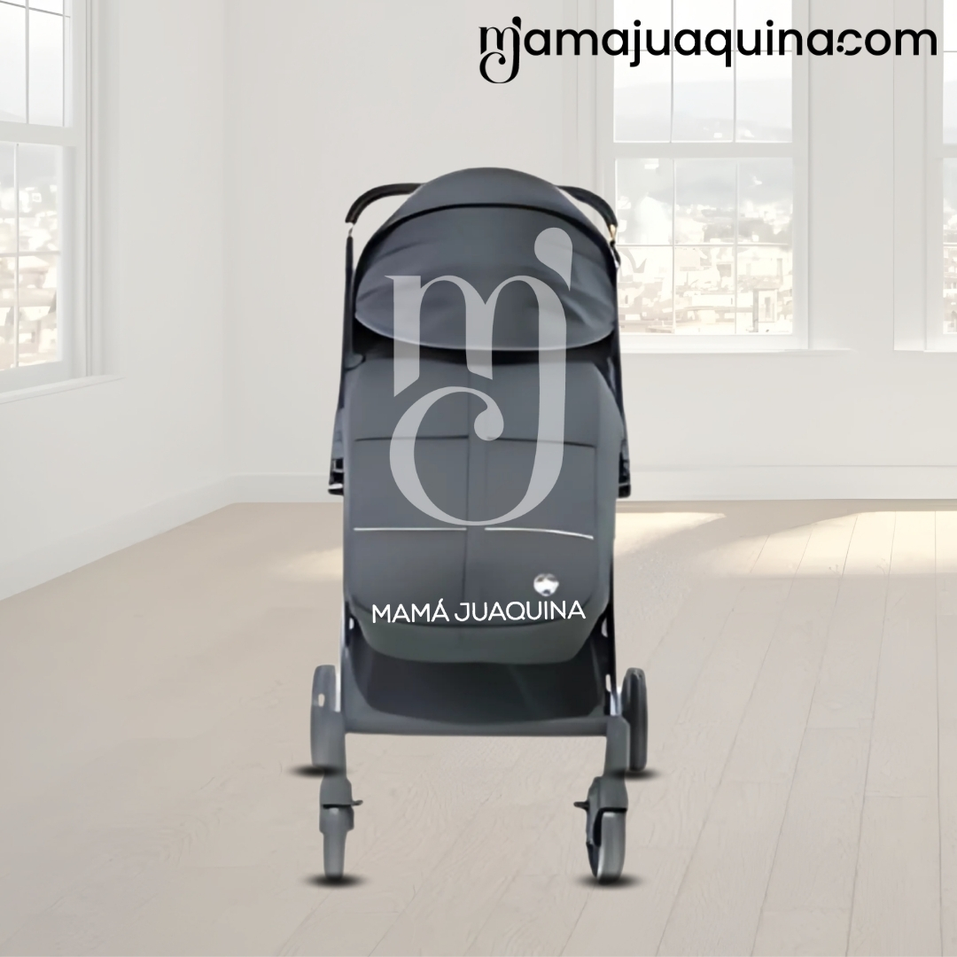 COCHE MALETA DE LUJO «GENOVIA» MANGO REVERSIBLE BLACK - 2