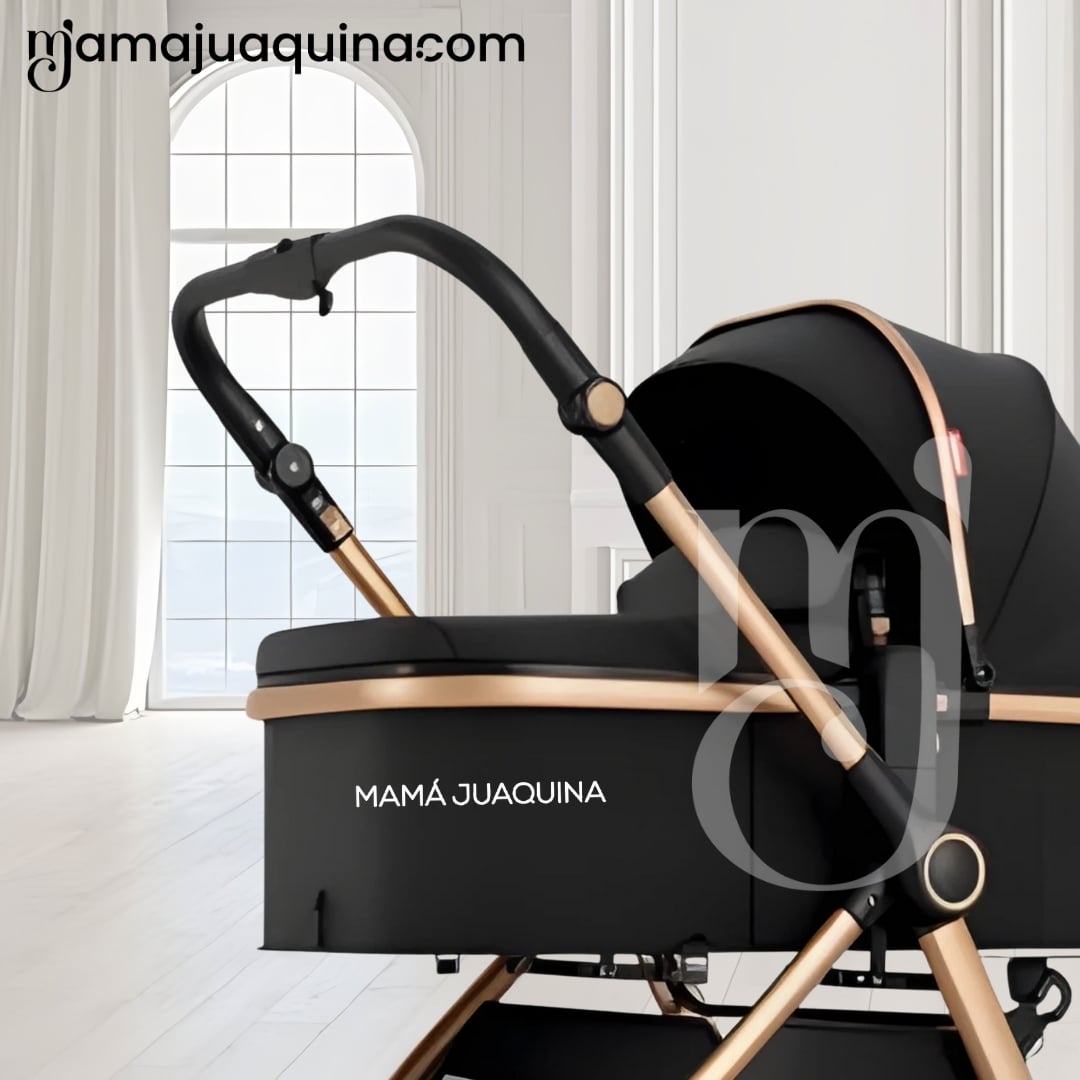 COCHE MOISÉS TRAVEL SYSTEM «KYLIE» DE LUJO BLACK - 5